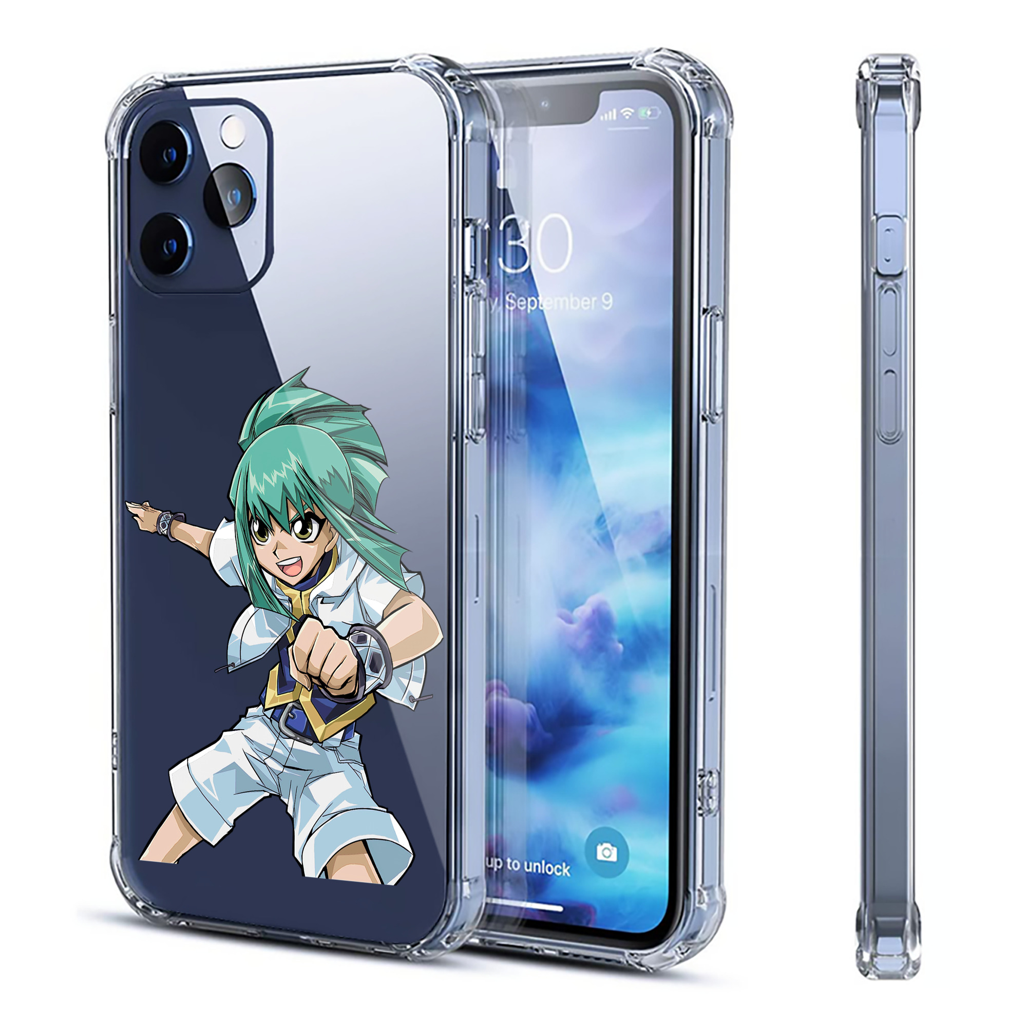 （画像用） 遊☆戯☆王 Yu-Gi-Oh! 【iPhone 12シリーズ対応】透明スマホケース（クリアソフトケース）